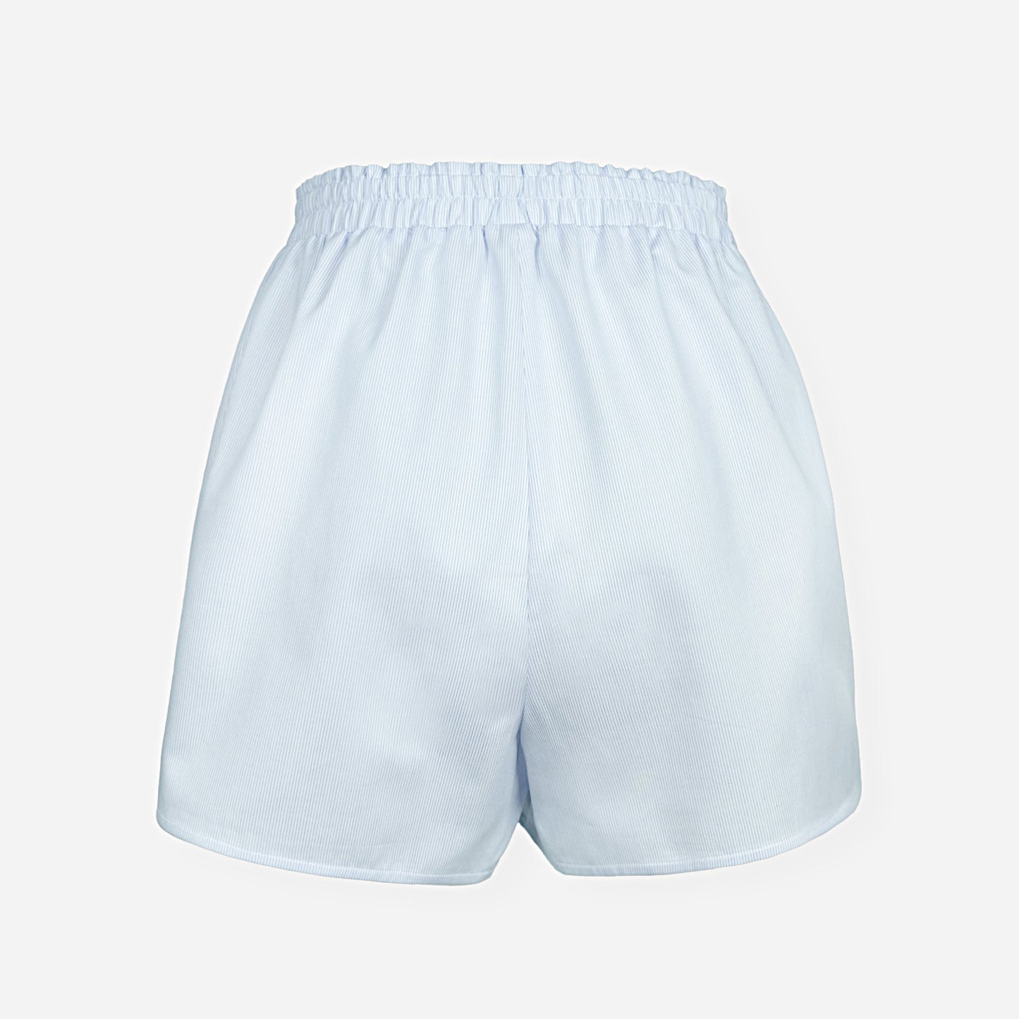 Striped Poplin Shorts