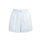 Striped Poplin Shorts