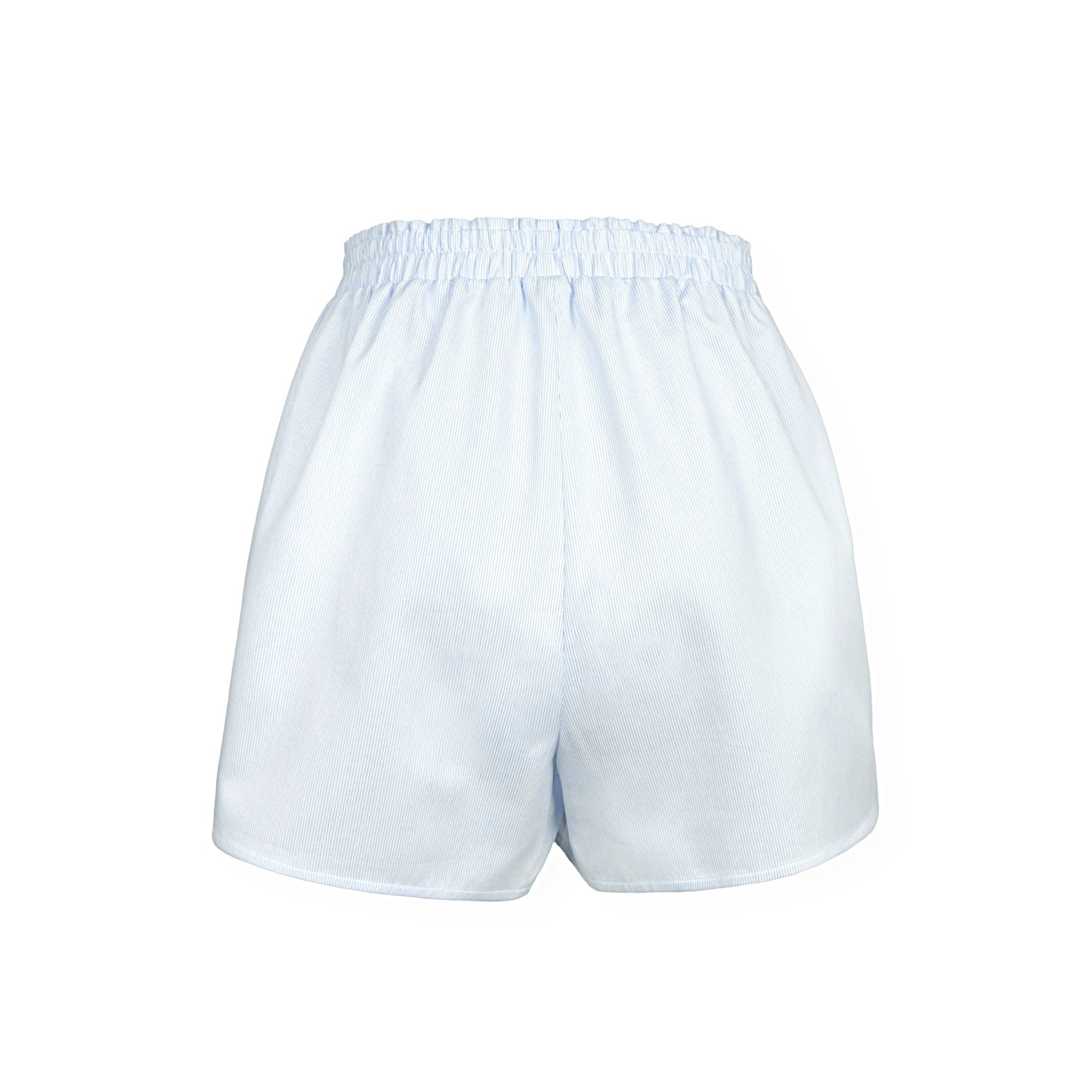 Striped Poplin Shorts